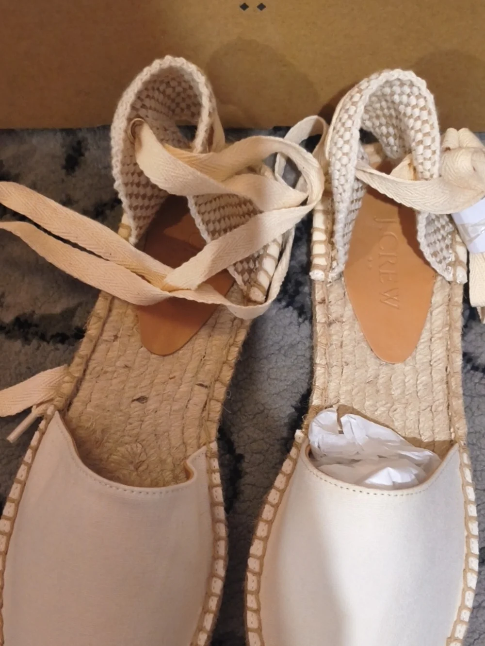 J Crew Espadrilles Ivory